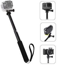 29-tommer lang aluminiumslegering kamera Selfie Stick til GoPro Hero9 8 7 6 5 Sjcam Sj8 Yi 4K Eken H