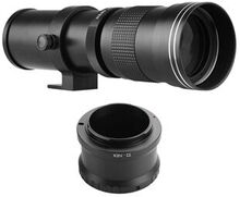 Camera Replacement Parts with MF Super Telephoto Zoom Lens F/8.3-16 420-800mm T Mount NEX-mount Adap