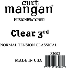 Curt Mangan 83003 løs nylon 3rd spansk gitarstreng, normal-tension