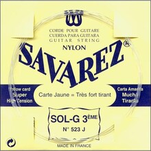 Savarez 523J G3 løs spansk gitarstreng, gul