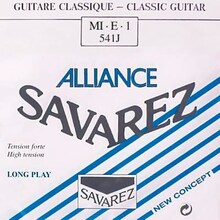 Savarez 541J Alliance E1 løs spansk gitarstreng, blå
