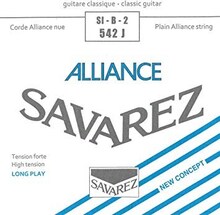 Savarez 542J Alliance H2 løs spansk gitarstreng, blå