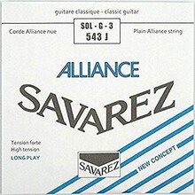 Savarez 543J Alliance G3 løs spansk gitarstreng, blå