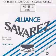 Savarez 546J Alliance E6 løs spansk gitarstreng, blå