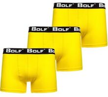 Bokserki męskie żółte Bolf 0953-3P 3 PACK