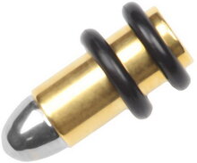 Golden Bullet - Öronpiercing med O-Ringar