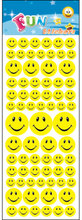 72 stk Klistermärken av Gula Smileys