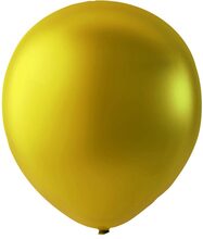 Guldfärgade Metallic Ballonger 23 cm - 100 stk MEGAPACK
