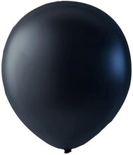 Svarta Metallic Ballonger 30 cm - 100 stk MEGAPACK