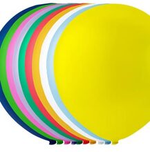 10 stk Små Ballonger i Blandade Färger 18 cm