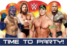 8 stk Invitationskort - World Wrestling Entertainment