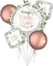 Bridal Shower Ballongbukett med 5 Folieballonger