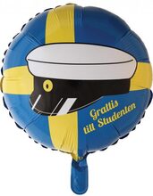 Grattis till Studenten - Folieballong 46 cm