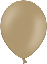 100 st 13 cm - MEGAPACK – Cappuccinofärgade Små Ballonger
