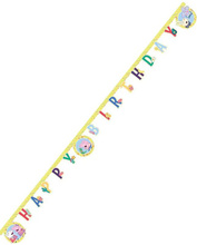 Happy Birthday Banner 2 meter - Peppa Gris