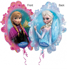 Formstöpt Folieballong med Två-Sidigt Motiv - Frost - Disney Frozen