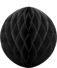 Svart Honeycomb Ball 30 cm