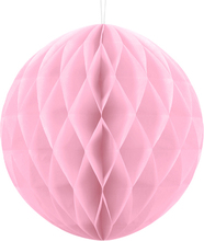 Ljus Rosa Honeycomb Ball 30 cm