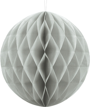 Ljus Grå Honeycomb Ball 30 cm