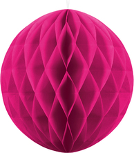 Mörk Rosa Honeycomb Ball 40 cm