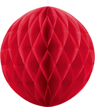 Röd Honeycomb Ball 40 cm