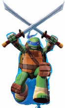 Gigantisk Folieballong 109x66 cm - Ninja Turtles