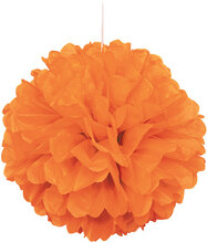 1 st Orange Puff Pom Pom 40 cm