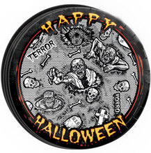 8 stk Zombie Halloween Papptallrikar 23 cm