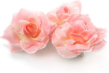 24 stk Rosa Blommor med Självhäftande Tejp