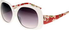 Chicago - Vita Solglasögon med Blommigt Print Inspirerat av DKNY