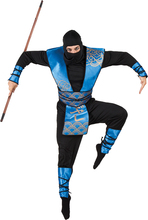 Svart och Blå Ninjadräkt till Man