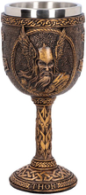 Bronsfärgad Thor Dryckesbägare 17 cm