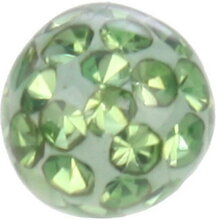 Shiny Stones Grön - 4 mm Akrylkula till 1,2 mm stång