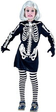 Skelettflicka - Barndräkt