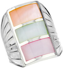 Beautiful Spirit - Flerfärgad Ring i Äkta Silver 925s