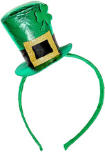 Grön St. Patricks Mini Flosshatt