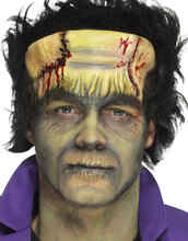 Frankenstein Head - Latexprotes med Fästningsmedel
