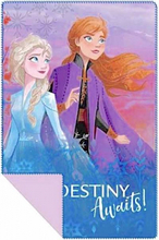 Licensierad Frost 2 Pläd med Motiv av Elsa och Anna 150x100 cm