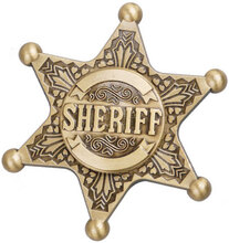 Hjälte Sheriff Metall Guldfärgad Fidget Spinner