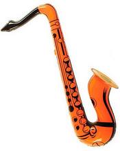 Uppblåsbar Saxofon - Orange