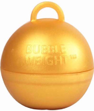 Bubble Weight - Guldfärgad Ballongvikt med Fästring