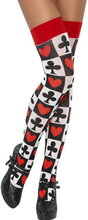 Heart & Clover - Red/White/Black (Strumpor)