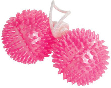Vibratone Soft Spikey Unisex Balls - Rosa Vaginakulor