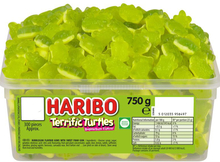 Haribo Terrific Turtles - Ask med Vingummi Grodor 750 gram