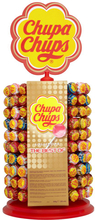 200 stk Chupa Chups Klubbor med Hjul-Stativ