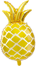 Guldfärgad Ananas-Formad Folieballong 48x67 cm