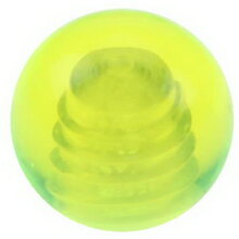 Ball Gul - 3 mm Akrylkula till 1,2 mm stång