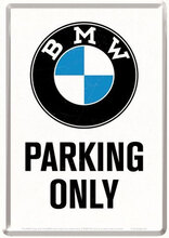 BMW Parking Only Metalen Postkaart