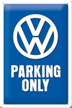 Volkswagen VW Parking Only Metalen Bord 20 x 30 cm