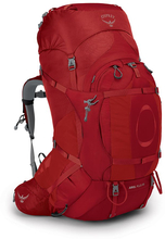 Osprey Osprey Ariel Plus 85 Carnelian Red Friluftsryggsekker XS/S